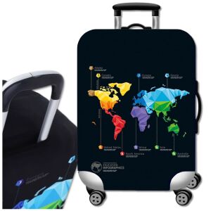 Rugalmas védőtok utazási poggyászhoz és térképekhez 145669234 - Bőrönd huzat