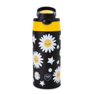 Sticlă termică CoolPack Bono Daisy Black 350 ml 145671743 - Transportatori de alimente și băuturi