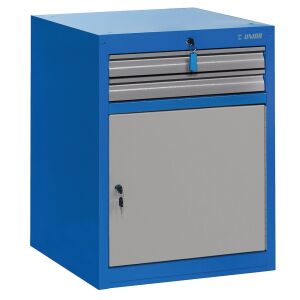 Dulap lat pentru scule - 2 sertare si usa, DIM 663x650x870 145677330 - Suporturi pentru scule