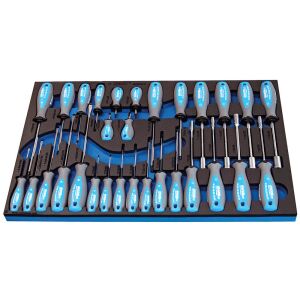 Комплект отвертки SOS 964/33SOS / 30 части - 621392 145677333 - Сортер за инструменти и части, Набор от инструменти, Стълба и изпълнител, Индустриална система от рафтове и Батерия и зарядно устройство за инструменти