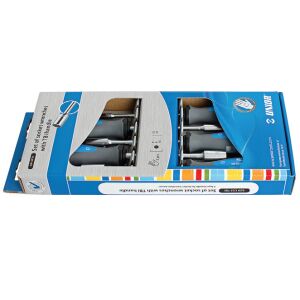 629CS5TBI Set surubelnite profil hexagon interior 6 laturi maner trimaterial TBI, cromate 6-13 / 5 piese - 612318 145677418 - Seturi scule și Scari