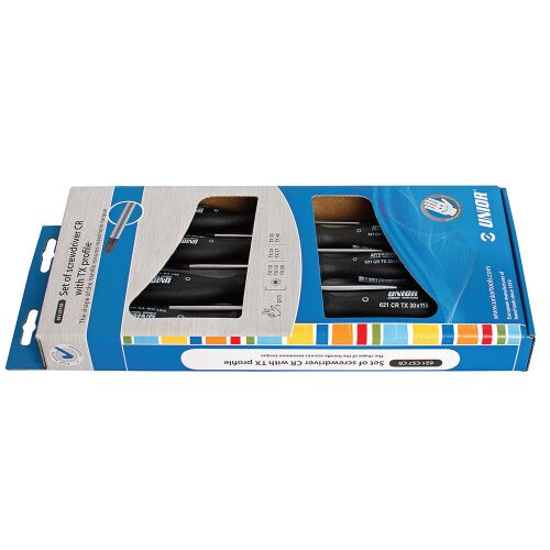 621CS7CR Set surubelnite TORX, maner polipropilena, cromate / 7 piese - 617031 145677423