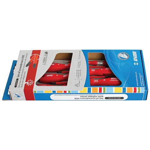603CS6ATVD Set de surubelnite izolate si tester de tensiune / 6 piese - 617656
