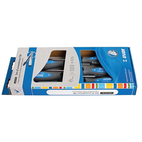 609CS5TBI Set surubelnite combinate, maner trimaterial TBI, cromate / 5 piese - 611987 145677430