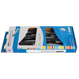 Комплект отвертки Phillips (PH) 608CS5CR, полипропиленова дръжка, хромирани / 5 части - 617028 145677588 - Сортер за инструменти и части, Набор от инструменти, Стълба и изпълнител, Индустриална система от рафтове и Батерия и зарядно устройство за инструменти