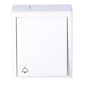 ""bell"" gomb n/t IP54 AQD1/11 Aquarius fehér