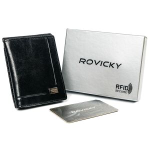 CPR-034-BAR-6620 bőr bankjegy fekete