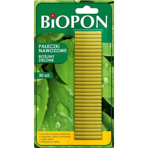 Műtrágya rudak zöld növényekhez 30 db.