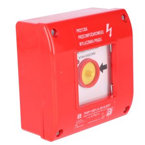 Tűzvédelmi (PPOŻ) áramkapcsoló PWP1-W01-A-20-2LED7\. 145680753 - Tűzjelző