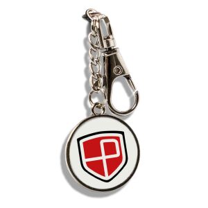 Kulcstartó PTN kulcstartó-01-0002 ezüst+fehér+fekete+piros