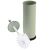 ZÖLDES fém WC-kefe állvánnyal 10x38,5 cm 145681634
