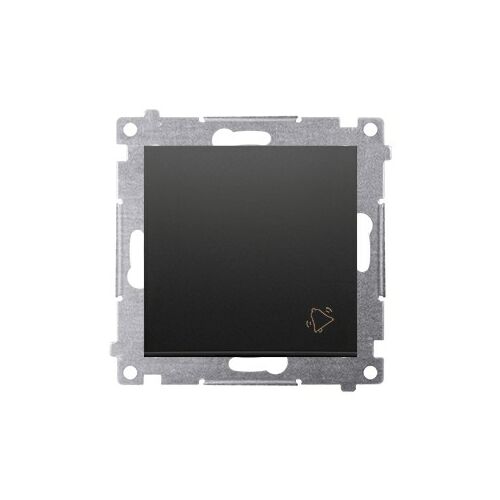 Csengőgomb (modul) 10AX, 250V~, gyorscsatlakozók, matt fekete Simon54 145681805