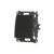 Csengőgomb (modul) 10AX, 250V~, gyorscsatlakozók, matt fekete Simon54 145681805