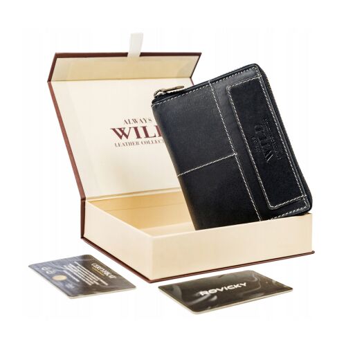 Nagyméretű, portré bőr pénztárca RFID-vel - Always Wild 145684987