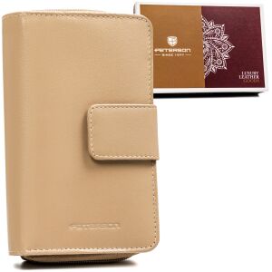 Peterson bőr pénztárca PTN RD-48-GCL-3045 bézs 145683723 - Női kiegészítő