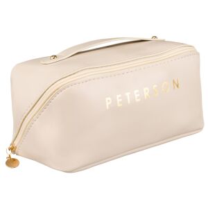 Nagy, utazó kozmetikai táska nőknek öko bőrből - Peterson