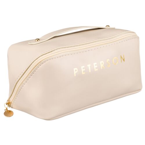 Nagy, utazó kozmetikai táska nőknek öko bőrből - Peterson 145684179