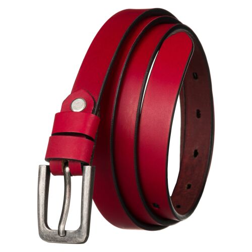 Széles bőröv LADY NO.2 RED 120 145684547