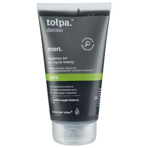 TOŁPA Dermo Men Pure Charcoal arcmosó gél 150 ml 145684935 - Bőrápolás