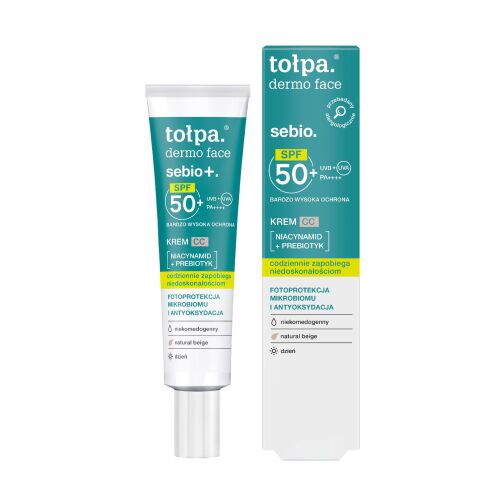 TOŁPA Dermo Face sebio+ CC krém SPF 50+ 40 ml 145684937