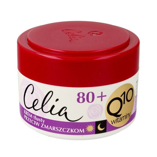 Celia Q10 Vitamins 80+ Gazdag ránctalanító krém nappalra és éjszakára  50 ml 145684945 - Arc- és szemkörnyékápoló