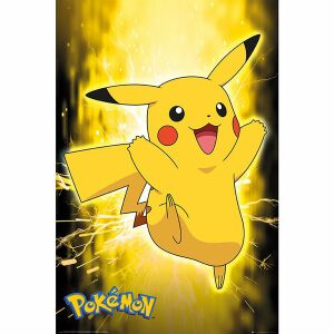 Pokémon Pikachu Neon Poster (91,5 x 61 cm) 145685558 - Plagáty