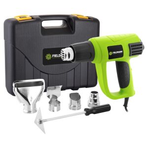 FIELDMANN FDHP 202001-E elektromos hőlégfúvó 2000W műanyag kofferben 145697185 - Szerszámgép
