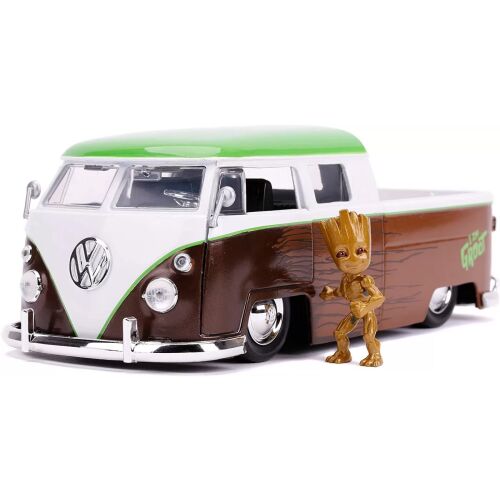 Jada Toys 1963 Volkswagen Bus Pickup Groot figurával - Kreatív és építő játék