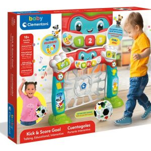 Poartă de fotbal interactivă Fun Animal Clementoni 145702851 - Jocuri si jucării educative