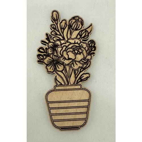 Virágcsokor Vázában Hűtőmágnes2