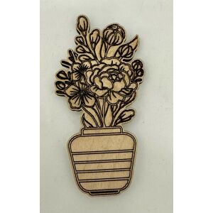 Virágcsokor Vázában Hűtőmágnes2 145707494 - Fa felirat & dekorációs elem