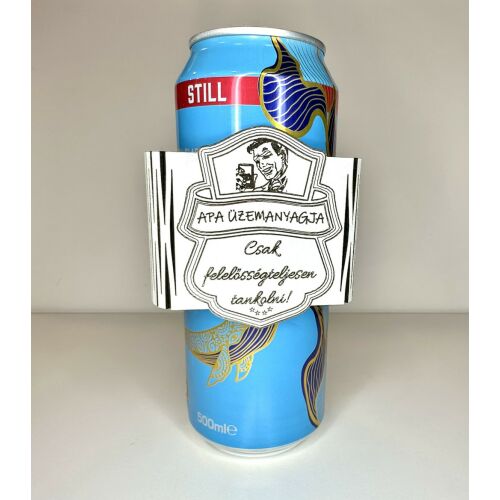 Apák Üzemanyaga - Egyedi Dobozos Italtartó 145707557