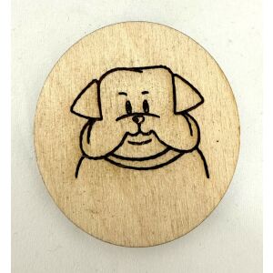 Mosolygós Kutyus Hűtőmágnes 145707693 - Hűtőmágnes