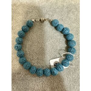 Türkiz lávakő karkötő mágneskapoccsal 145707699 - Férfi karkötő