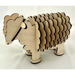 Lézervágott fa asztali dísz - bárány 145707807 - Fa felirat & dekorációs elem