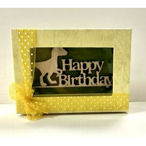 „DinoParty” – Szülinapi ajándékdoboz dinoszaurusszal 145707846 - Fa felirat & dekorációs elem