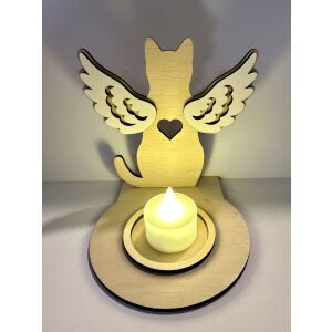 Angyalszárnyas Cica – Fény az emléknek 145707910 - Mécsestartó