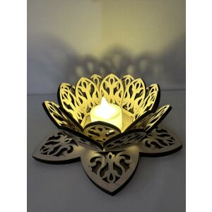 Lézervágott Lotus – Fény a nyugalomban 145707942 - Mécsestartó