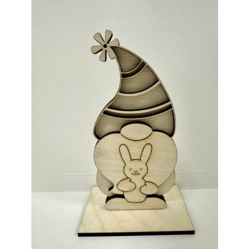 Nyuszi Törp – Lézervágott Fa Dekoráció 145707996