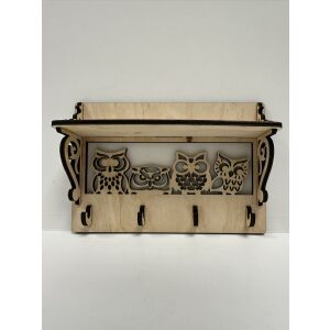 Baglyos kulcstartó-fal polccal 145708021 - Irodabútor