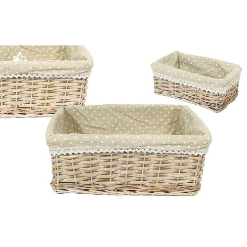 Fonott Kosár Anyaggal Bélelt 68-901/S - 25*15*H10cm 145708138