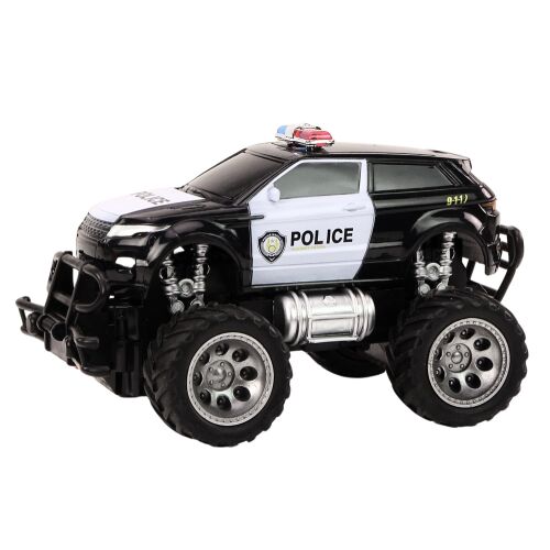 LEAN Toys Távirányítós Rendőrautó 1:24 Méretarány, Monster Truck Stílus - Távirányítós jármű