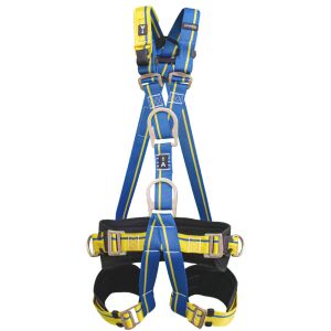 Testheveder Irudek Light Plus 11 párnázott lábhurok, kék/sárga, universal 145714950 - Védőfelszerelés