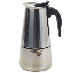 Cafetieră italiană din oțel inoxidabil pentru 9 cești, 450 ml 145715791 - Aparat de cafea cu gura de scurgere