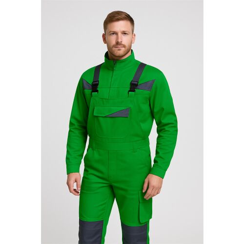 Munkaruha set TOP NOVA kabát és kantáros nadrág, fehér, XL 145716560