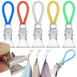 Set de 5 Cleme Universale Colorate pentru Prosoape și Lavete 145718443 - Accesorii baie