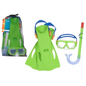 Set de Scufundări Bestway Verde: Mască, Snorkel și Labe 145722195 - Jucării gonflabile și jucării de plajă