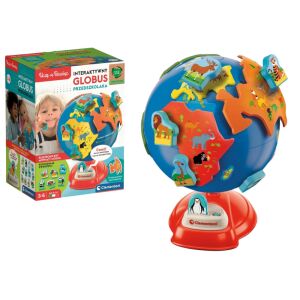 Globul interactiv pentru preșcolari Clementoni cu animale și joc de quiz 145722342 - Jocuri interactive pentru copii