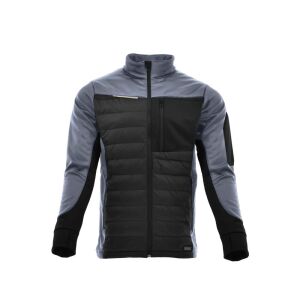 Sara Comfort Plus Hybrid cipzáras pulóver fekete - szürke 145722793 - Sara