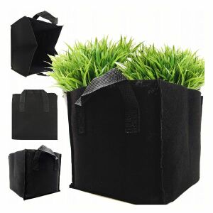 Sac de Plantare din Fetru – 19 Litri, pentru Plante, Legume și Flori 145723776 - Saci de plantare